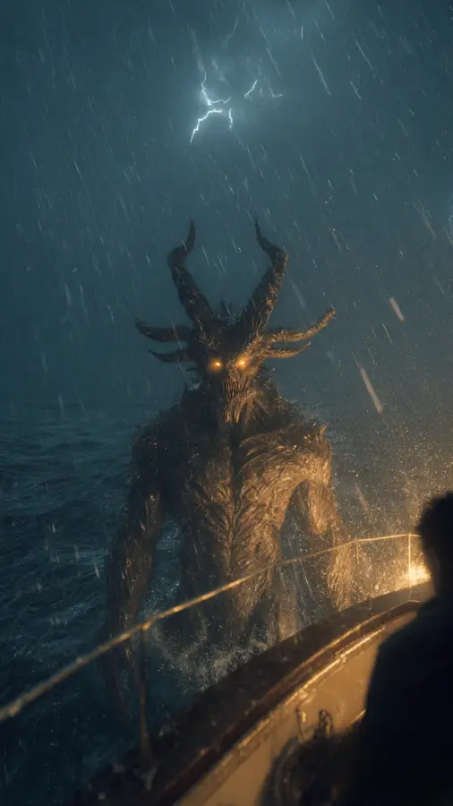 Storm Beast Rises From Depths 4K wallpaper for desktop and mobile - Pixbee