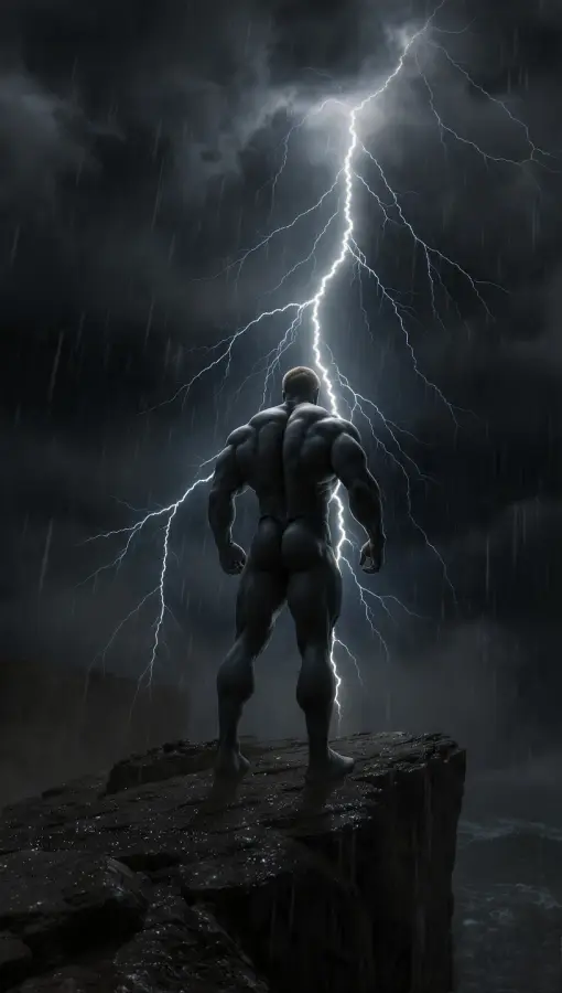 Storm-Born Titan 4K wallpaper for desktop and mobile - Pixbee