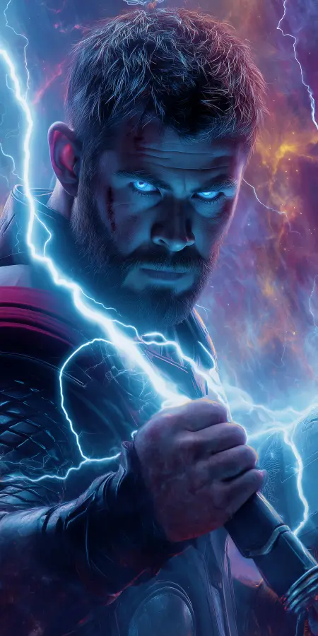 Storm Power Unleashed Fury - Thor 4K wallpaper for desktop and mobile - Pixbee