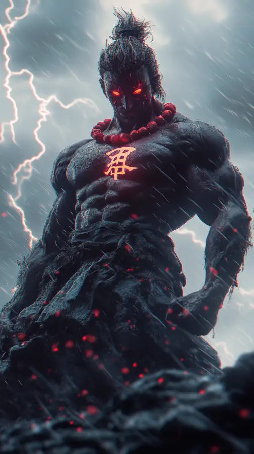 Stormborn Demon King - Akuma 4K wallpaper for desktop and mobile - Pixbee