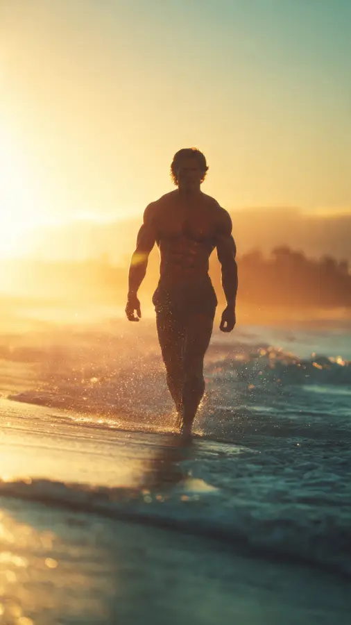 Sunrise Titan Walk 4K wallpaper for desktop and mobile - Pixbee