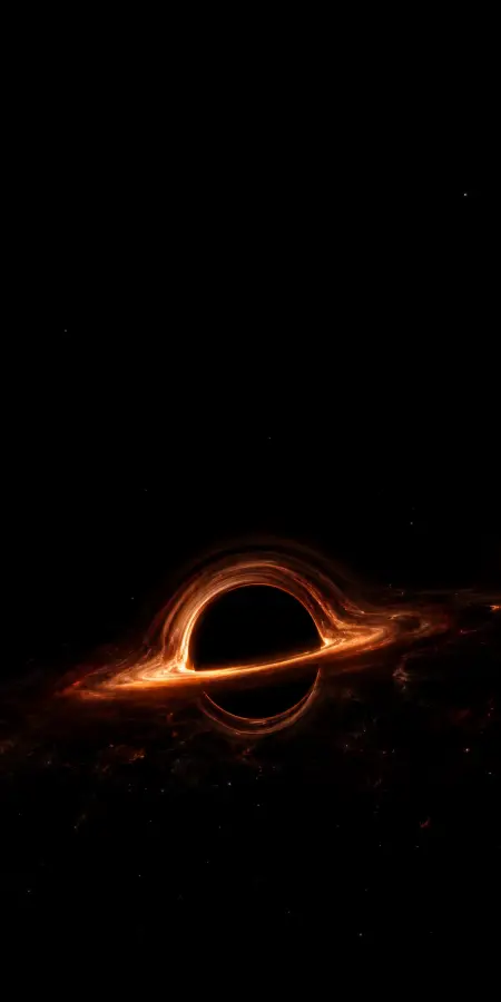Supermassive Black Hole In Deep Space — iphone wallpapers phone wallpaper