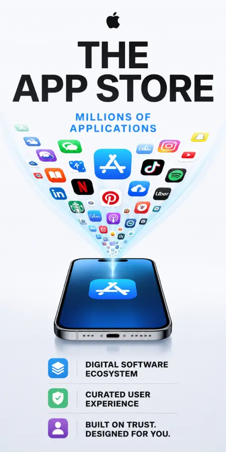 The Apple App Store Ecosystem 4K wallpaper for desktop and mobile - Pixbee