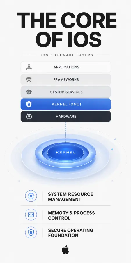 The Core of iOS 4K wallpaper for desktop and mobile - Pixbee