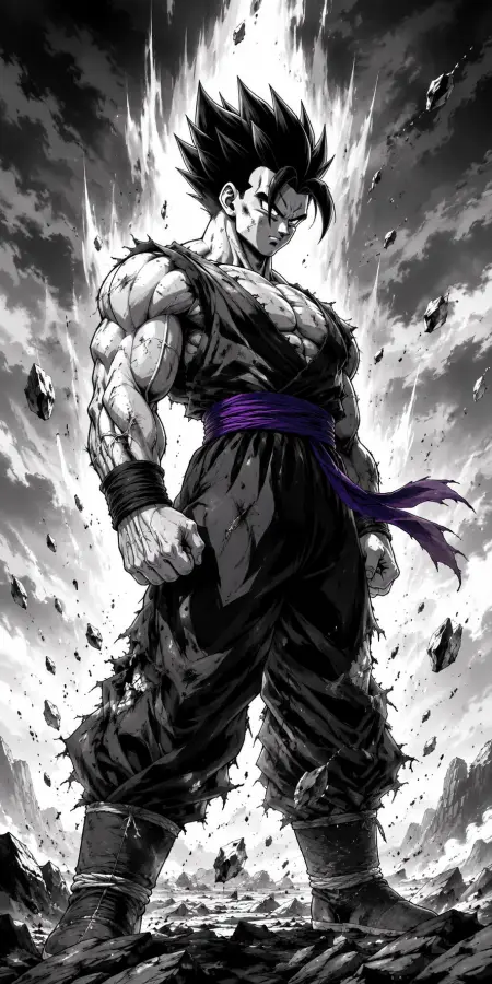 The Fallen Saiyan King - Gohan 4K wallpaper for desktop and mobile - Pixbee