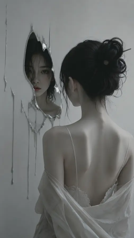 The Mirror Knows More 👁️🪞 4K wallpaper for desktop and mobile - Pixbee