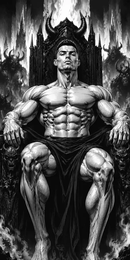 The Throne Of Absolute Power - Cristiano ronaldo 4K wallpaper for desktop and mobile - Pixbee