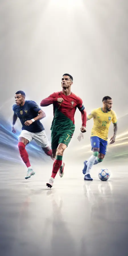 Three Speeds. Three Styles. One Goal. - Football 4K wallpaper for desktop and mobile - Pixbee