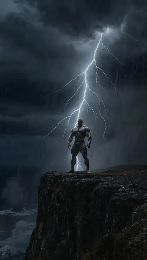 Thunder God Awakening 4K wallpaper for desktop and mobile - Pixbee