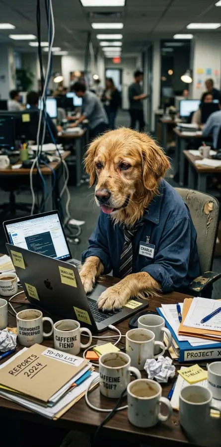 Tired dog 4K wallpaper for desktop and mobile - Pixbee