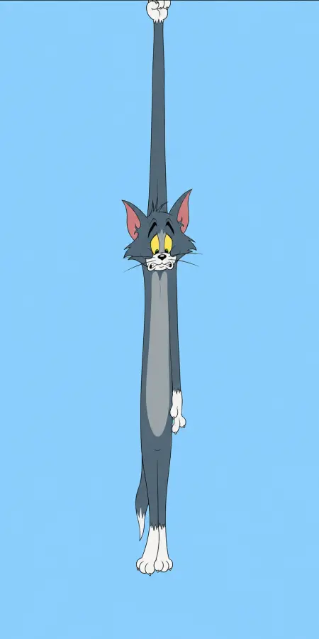 Tom Cat Stretched Extensively Long Body Wallpaper 4K wallpaper for desktop and mobile - Pixbee