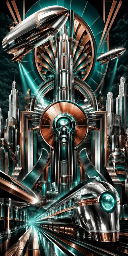 “Tomorrow was designed in chrome and light.” 4K wallpaper for desktop and mobile - Pixbee