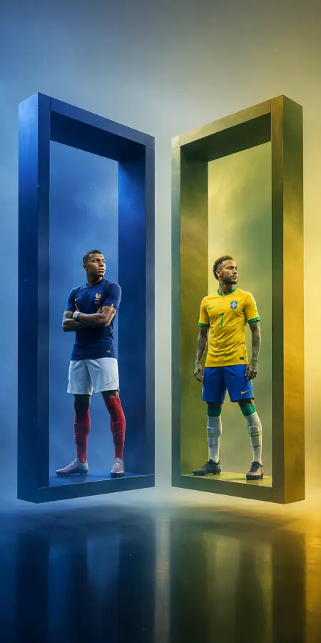 Two Nations. Two Mindsets. One Football Universe. 4K wallpaper for desktop and mobile - Pixbee