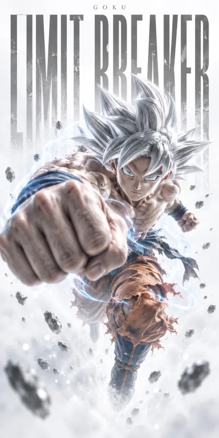 Ultra Instinct: Limit Breaker (Goku) — anime phone wallpaper