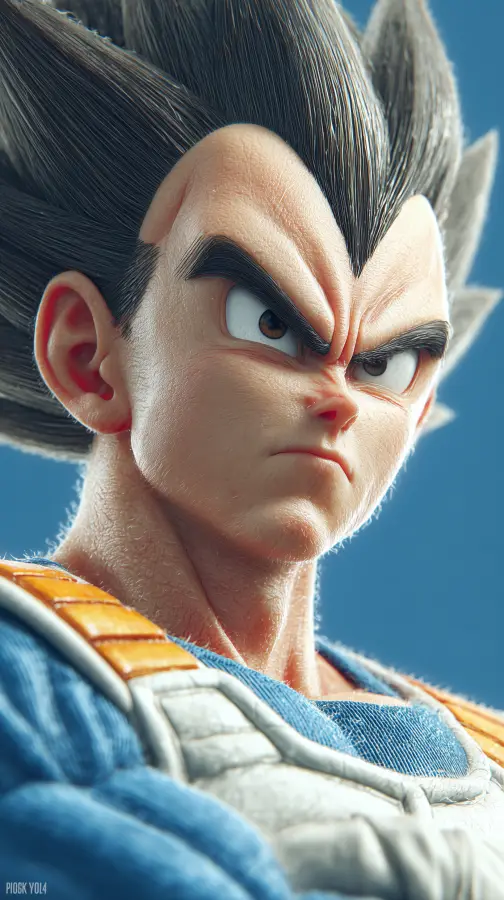 Unbreakable Saiyan Warrior - Vegeta 4K wallpaper for desktop and mobile - Pixbee