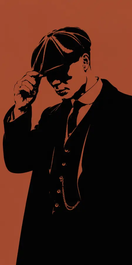 Vector Portrait Styling Of Man Adjusting Cap 4K wallpaper for desktop and mobile - Pixbee