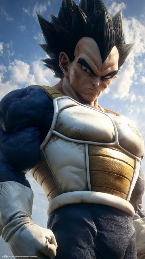 Vegeta 4K wallpaper for desktop and mobile - Pixbee