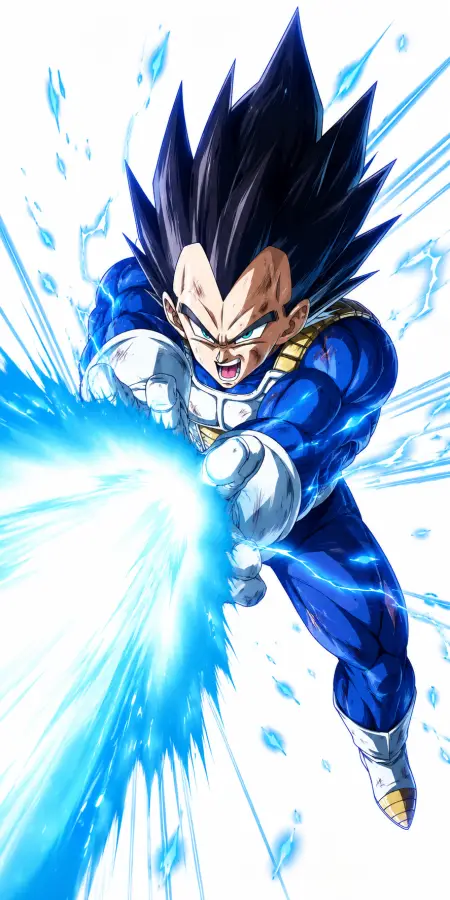 Vegeta — Big Bang Attack Unleashed ⚡💙 4K wallpaper for desktop and mobile - Pixbee