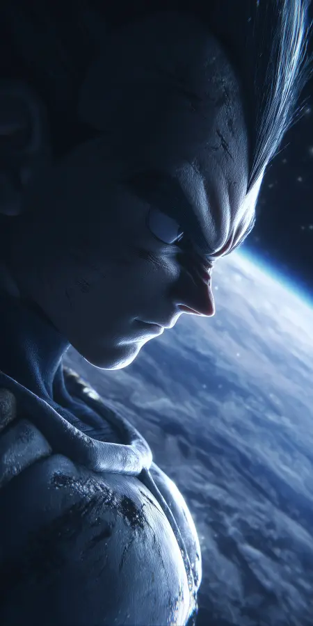 Vegeta Cosmic Resolve 4K wallpaper for desktop and mobile - Pixbee