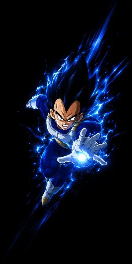 Vegeta — Galick Fury Charge 4K wallpaper for desktop and mobile - Pixbee