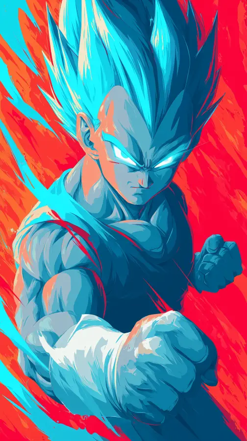 Vegeta 4K wallpaper for desktop and mobile - Pixbee