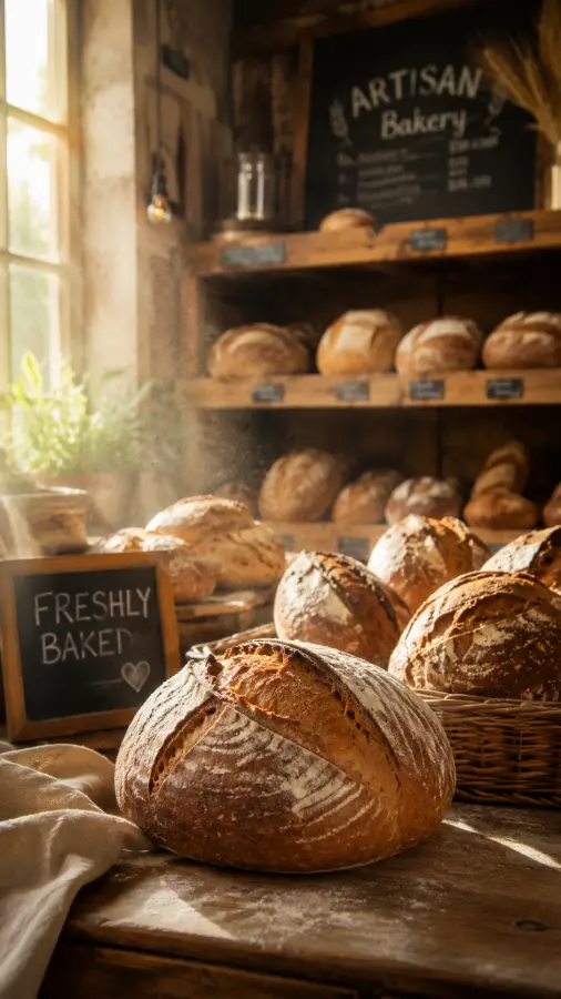 “Warm bread, cozy hearts, simple happiness.” 4K wallpaper for desktop and mobile - Pixbee