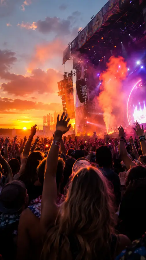 “Where music, lights, and memories become one unforgettable night.” 4K wallpaper for desktop and mobile - Pixbee