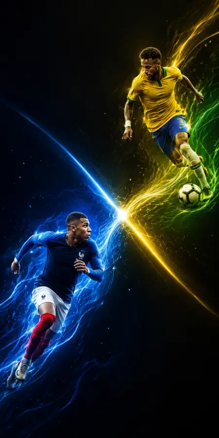 Where Speed Meets Samba - Football 4K wallpaper for desktop and mobile - Pixbee