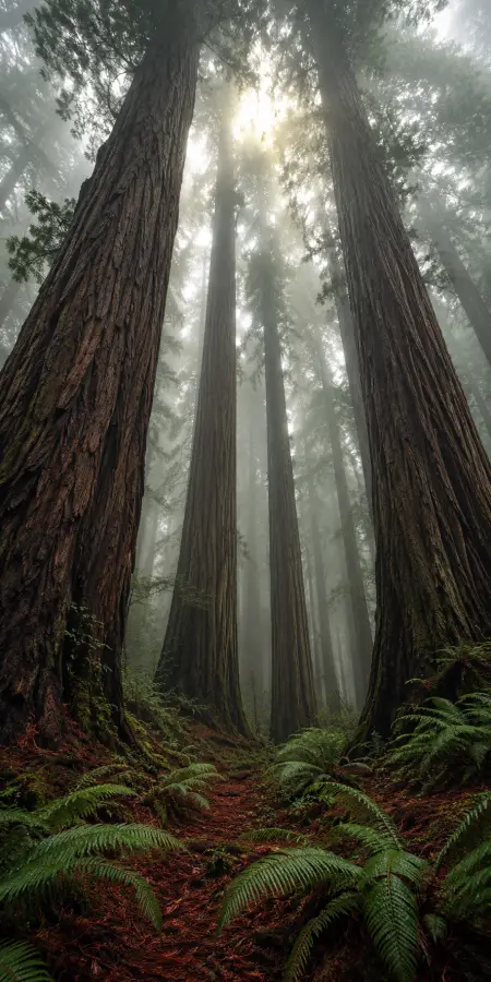 Whispers Beneath Ancient Giants 4K wallpaper for desktop and mobile - Pixbee