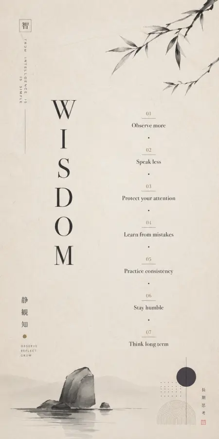 Wisdom Motivational Poster 4K wallpaper for desktop and mobile - Pixbee