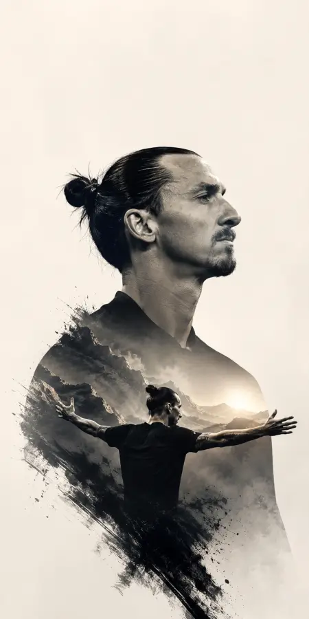 “Zlatan Ibrahimović — Not a Player, A Legacy.” 4K wallpaper for desktop and mobile - Pixbee