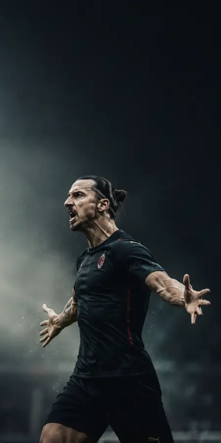 “Zlatan Ibrahimović — The Lion Doesn’t Roar, He Dominates.” 4K wallpaper for desktop and mobile - Pixbee